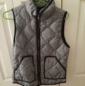 Size XS JCrew Herringbone Vest